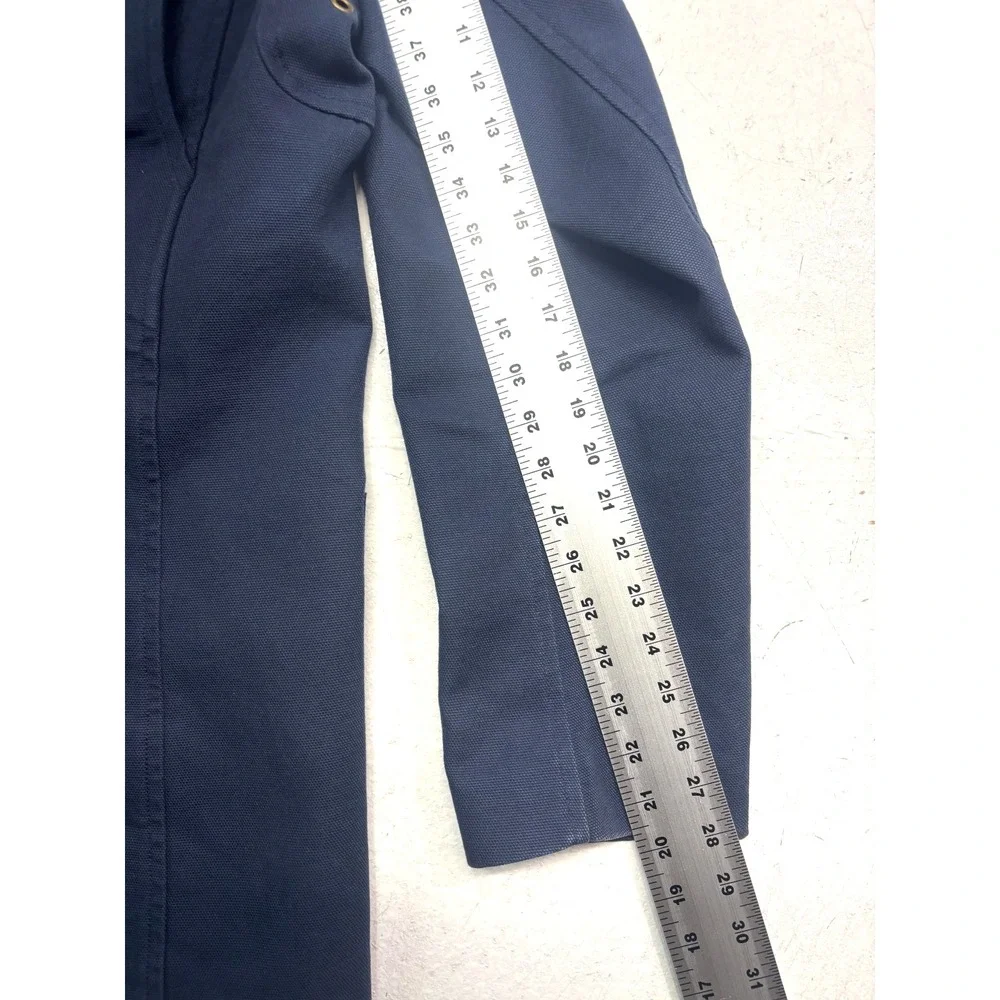 Duluth Trading XLT 50L Navy Blue Presentation‎ Jacket Blazer Canvas Cotton Work